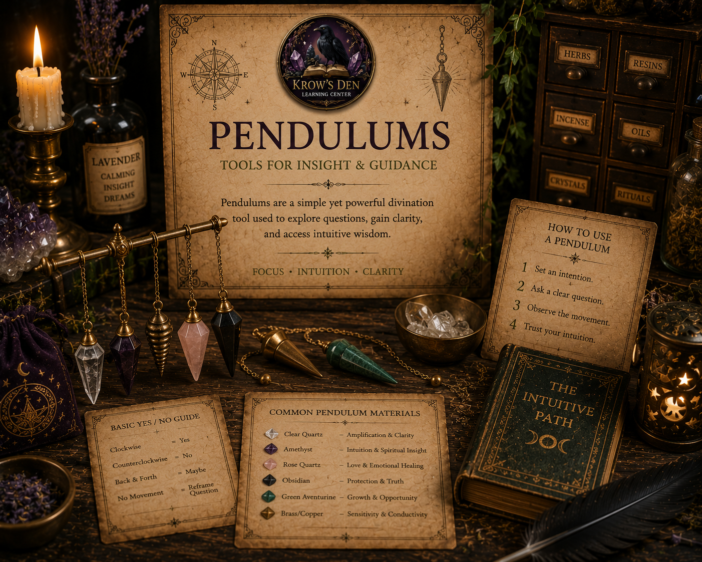 PENDULUMS: tools for insight and guidance...