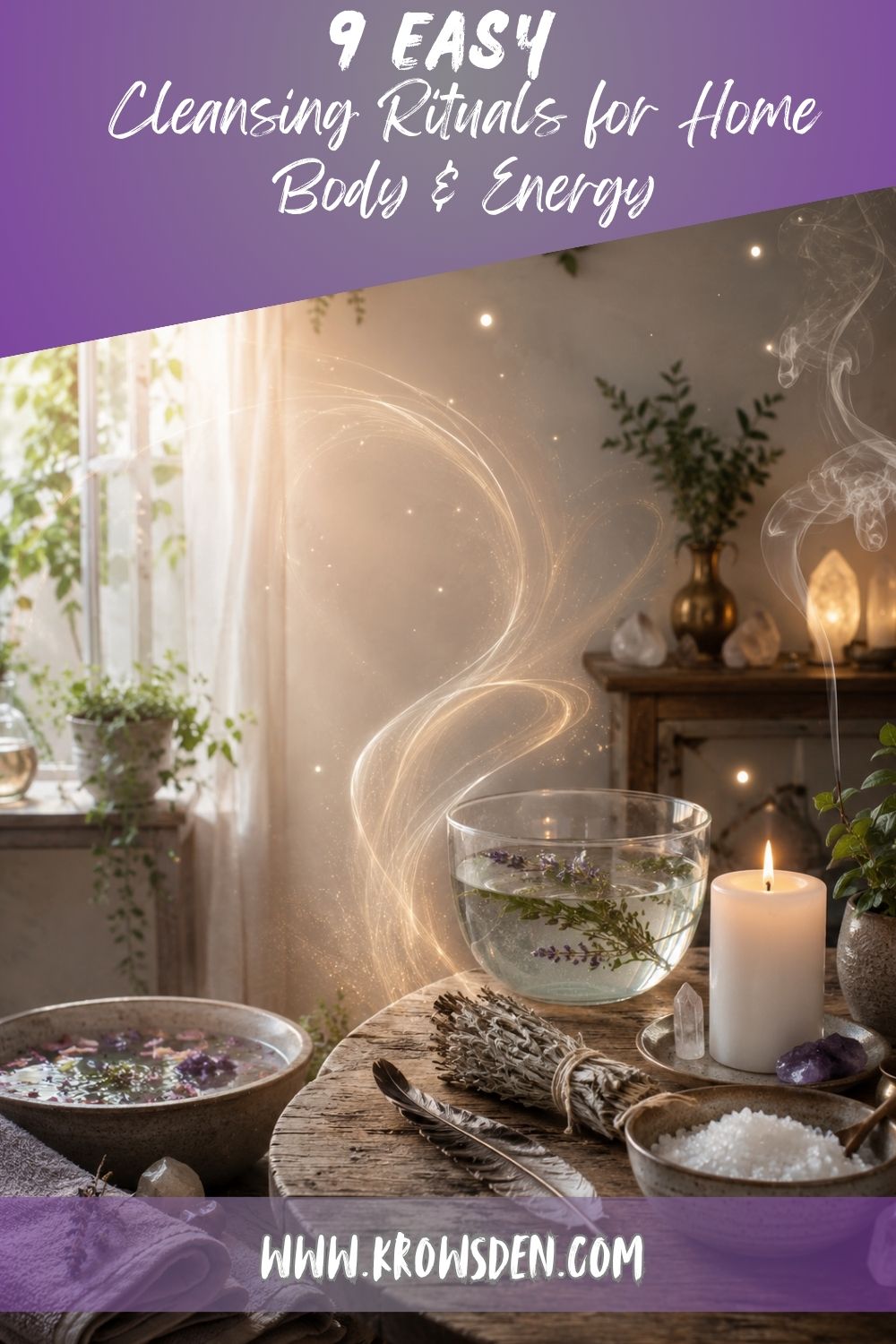 9 Easy Cleansing Rituals for Your Home, Body, and Energy