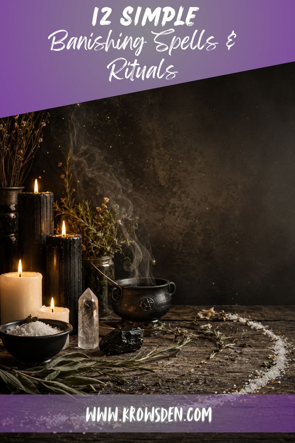 12 Simple Banishing Spells and Rituals for Negative Energy